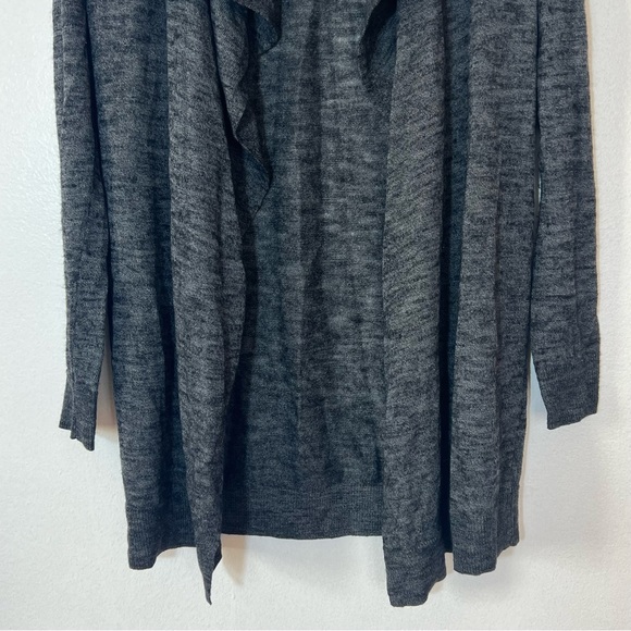 Theory Draped Trincy Wool Open Front Cardigan Sweater Sz S - Picture 4 of 10